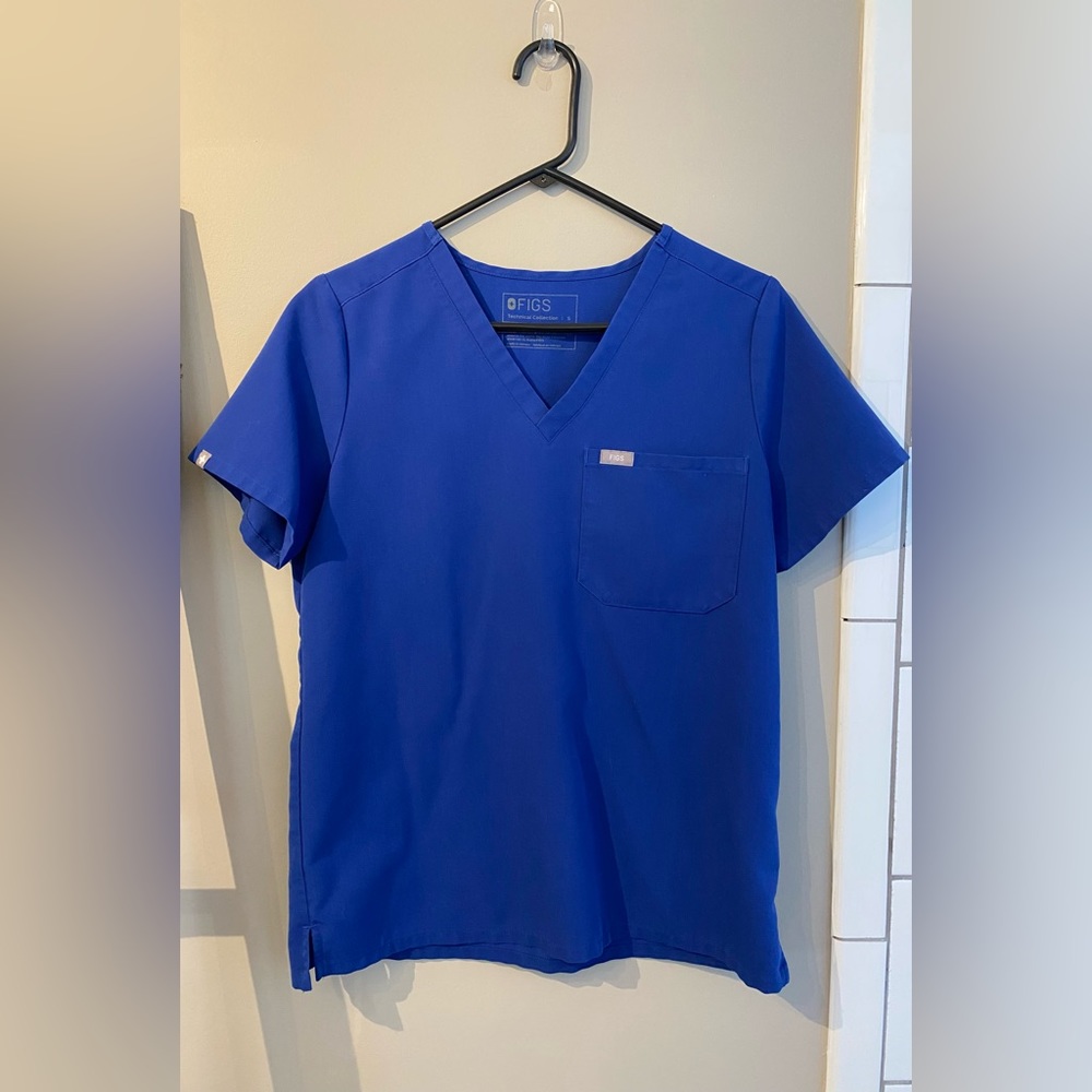 FIGS Catarina One Pocket Scrub Top Small